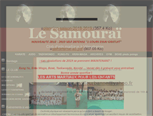 Tablet Screenshot of lesamouraiclub.com